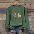 Classic Rudolph and Clarice Embroidered Sweatshirt