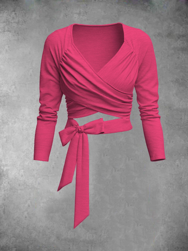 Women's Pink Christmas Print Two-Piece Dress