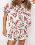 Christmas Tree Cakes Pajama Set