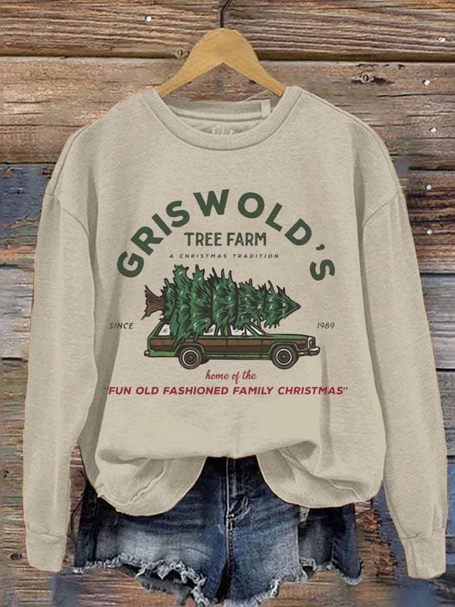 Vintage Griswold Christmas Printed Sweatshirt