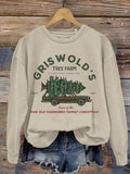 Vintage Griswold Christmas Printed Sweatshirt