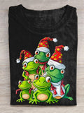 Christmas Frog Creative Design T-shirt