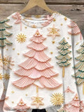 Christmas Tree Design Casual Sweatshirt