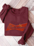 Butterbeer Hogsmeade Retro Wizard Casual Print Sweatshirt